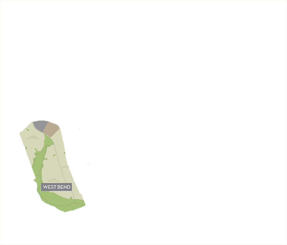 West Bend neighborhood map.
